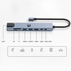 Hub HAWK HW-HUB801 8w1 USB Typu C, Pasywny Typ Pasywny