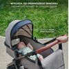 Wózek wielofunkcyjny KINDERKRAFT Esme 3in1 Czarny Konstrukcja Amortyzacja kół