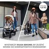 Wózek wielofunkcyjny KINDERKRAFT Newly 4w1 Mink Pro Szary Informacje dodatkowe Duże, amortyzowane koła
