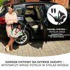 Wózek wielofunkcyjny KINDERKRAFT Newly 4w1 Mink Pro Czarny Bezpieczeństwo 5-punktowe pasy bezpieczeństwa