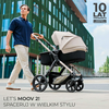Wózek wielofunkcyjny KINDERKRAFT Moov 2 Air 3w1 Jasnoszary Rodzaj 3w1