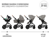Wózek wielofunkcyjny KINDERKRAFT Moov 2 Air 3w1 Jasnoszary Bezpieczeństwo Hamulec bezpieczeństwa