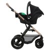 Wózek wielofunkcyjny KINDERKRAFT Moov 2 Air 3w1 Beżowy Bezpieczeństwo 5-punktowe pasy bezpieczeństwa