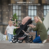 Wózek wielofunkcyjny KINDERKRAFT Moov 2 4w1 Beżowy Informacje dodatkowe Łatwa zmiana z gondoli na spacerówkę