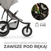 Wózek spacerowy KINDERKRAFT Helsi 2 Szary Rodzaj Spacerowy