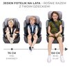 Fotelik samochodowy KINDERKRAFT Comfort Up I-Size Happy Shapes 76-150 cm (9-36 kg) Wielokolorowy Odchylenie oparcia Nie
