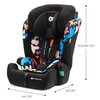 Fotelik samochodowy KINDERKRAFT Comfort Up I-Size Happy Shapes 76-150 cm (9-36 kg) Wielokolorowy Możliwość obrotu 360° Nie