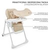 Krzesełko do karmienia KINDERKRAFT Tummie Beżowy Wiek dziecka 0+