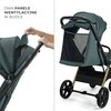 Wózek spacerowy KINDERKRAFT Loom Zielony Informacje dodatkowe Obrotowa barierka zabezpieczająca