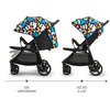 Wózek spacerowy KINDERKRAFT Grande Plus Happy Shapes Czarny Bezpieczeństwo Hamulec bezpieczeństwa