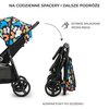 Wózek spacerowy KINDERKRAFT Grande Plus Happy Shapes Czarny Informacje dodatkowe Bezobsługowe koła