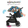 Wózek spacerowy KINDERKRAFT Grande Plus Happy Shapes Czarny Rodzaj Spacerowy