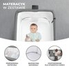 Łóżeczko dostawne KINDERKRAFT Neste Grow Ciemnoszary Materac w zestawie Tak
