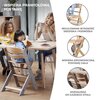 Krzesełko do karmienia KINDERKRAFT Enock Brązowy + Bez tacki Maksymalna waga dziecka [kg] 35