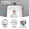 Łóżeczko dostawne KINDERKRAFT Neste Grow Jasnoszary Materac w zestawie Tak