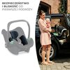 Fotelik samochodowy KINDERKRAFT Mink Pro I-Size z bazą (40-75 cm) Czarny Kierunek montażu Tyłem