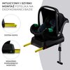 Fotelik samochodowy KINDERKRAFT Mink Pro I-Size z bazą (0-13 kg) Czarny Isofix Tak