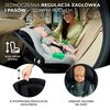 Fotelik samochodowy KINDERKRAFT Mink Pro I-Size z bazą (40-75 cm) Czarny Odchylenie oparcia Nie