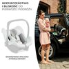 Fotelik samochodowy KINDERKRAFT Mink Pro I-Size z bazą 40-75 cm  (0-13 kg) Szary Przedział wiekowy 0 - 15 miesięcy