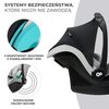 Fotelik samochodowy KINDERKRAFT Mink Pro I-Size z bazą 40-75 cm  (0-13 kg) Szary Kierunek montażu Tyłem