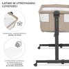 Łóżeczko dostawne KINDERKRAFT Neste Up 2 Beżowy Materiał wykonania Siatka