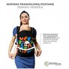 Nosidełko KINDERKRAFT Huggy Happy Shapes Czarny Materiał wykonania Poliester