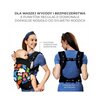 Nosidełko KINDERKRAFT Huggy Happy Shapes Czarny Materiał wykonania Bawełna