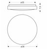 Lampa sufitowa CANDELLUX Aflo 14-33932 Biało-brązowy Rodzaj Lampa sufitowa