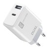 Ładowarka sieciowa CELLULARLINE PD 20W Biały + Słuchawki Bluetooth Rodzaj złącza USB-C - 1 szt.
