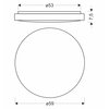 Lampa sufitowa CANDELLUX Tens 16-33949 Biało-brązowy Nazwa CANDELLUX LIGHTING SPÓŁKA Z OGRANICZONĄ ODPOWIEDZIALNOŚCIĄ