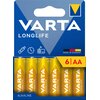 Baterie AA LR6 VARTA Longlife (6 szt.)