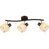 Lampa sufitowa CANDELLUX Dubai 93-30191 Czarno-złoty