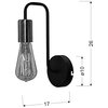 Kinkiet CANDELLUX Herpe 21-66855 Czarno-miedziany Typ źródła światła LED