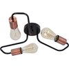 Lampa sufitowa CANDELLUX Herpe 33-66916 Czarno-miedziany Rodzaj Lampa sufitowa
