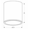 Lampa sufitowa CANDELLUX Tuba 2277165 Zasilanie Sieciowe