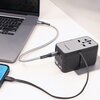 Adapter podróżny VERBATIM CNT-02 Czarny Wykonanie Poliwęglan