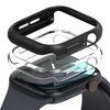 Etui RINGKE Slim do Apple Watch 10 (46 mm) Przezroczysty/Czarny (2 szt.)