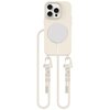 Etui TECH-PROTECT MagNecklace MagSafe do Apple iPhone 15 Pro Kremowy