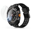Pasek SUPCASE Unicorn Beetle Pro do Samsung Galaxy Watch Ultra (47mm) Czarny + szkło