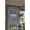 Lodówka WHIRLPOOL WQ9I FO2BX EF Side by Side No Frost 187.6cm Czarna Kostkarka Podajnik wody Kolor producenta Czarny