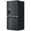 Lodówka WHIRLPOOL WQ9I FO2BX EF Side by Side No Frost 187.6cm Czarna Kostkarka Podajnik wody Roczne zużycie prądu 344 kWh = 395.6 zł