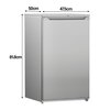 Lodówka BEKO TS190340SN 81.8cm Srebrna Funkcje Zmiana kierunku otwierania drzwi