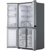 Lodówka WHIRLPOOL WQ9 E2L EF Side by Side No Frost 187.4 Inox Roczne zużycie prądu 337 kWh = 387.55 zł