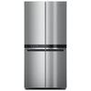 Lodówka WHIRLPOOL WQ9 B2L EF Side by Side No Frost 187.4cm Srebrna