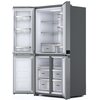 Lodówka WHIRLPOOL WQ9 B2L EF Side by Side No Frost 187.4cm Srebrna Bezszronowa (No Frost) Pełny No Frost