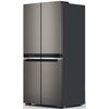 Lodówka WHIRLPOOL WQ9 U2BL EF Side by Side No Frost 187.4 Czarny/Inox Bezszronowa (No Frost) Pełny No Frost