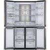 Lodówka WHIRLPOOL WQ9 U2BL EF Side by Side No Frost 187.4 Czarny/Inox Pojemność [l] 388 chłodziarka + 206 zamrażarka