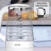 Czajnik MPM MCZ-124 Funkcje Obrotowa podstawa, Filtr antyosadowy, Wskaźnik poziomu wody, Podświetlenie wnętrza