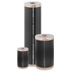 Folia grzewcza na podczerwień MISSION AIR 160 W/m² Black Silver 28 m² (28 m x 100 cm) + regulator Aries LCD Biały Zawartość zestawu Przewody zasilające 2,5 mm² w dwóch kolorach