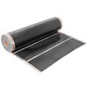 Folia grzewcza na podczerwień MISSION AIR 160 W/m² Black Silver 6 m² (6 m x 100 cm) + regulator Aries LCD Biały Zawartość zestawu 1 x łuk prowadzący